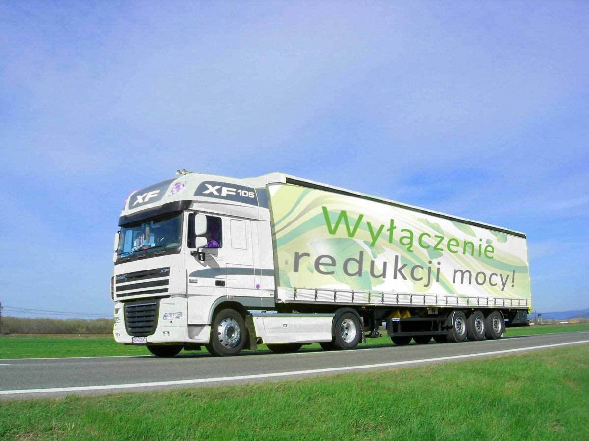 WYŁĄCZENIE REDUKCJI MOCY W SERII DAF EURO5